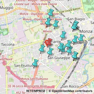 Mappa Via Cavallotti 136 c, 20900 Monza MB, Italia (0.9865)