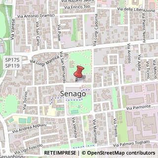 Mappa Via XXV Aprile, 4g, 20030 Senago, Milano (Lombardia)