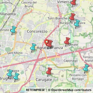 Mappa Via Cesare Battisti, 20864 Agrate Brianza MB, Italia (2.81833)