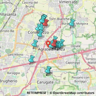 Mappa Via Cesare Battisti, 20864 Agrate Brianza MB, Italia (1.4985)