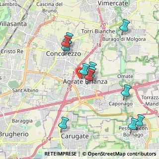 Mappa Via Cesare Battisti, 20864 Agrate Brianza MB, Italia (1.9875)
