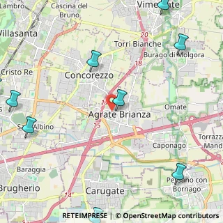 Mappa Via Cesare Battisti, 20864 Agrate Brianza MB, Italia (3.56636)