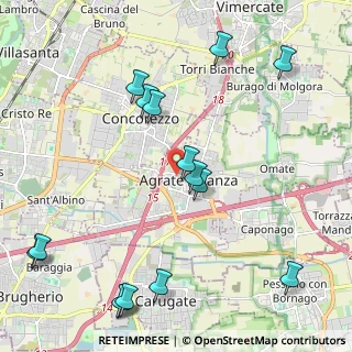 Mappa Via Cesare Battisti, 20864 Agrate Brianza MB, Italia (2.63267)