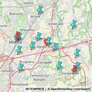 Mappa Via Cesare Battisti, 20864 Agrate Brianza MB, Italia (4.89133)