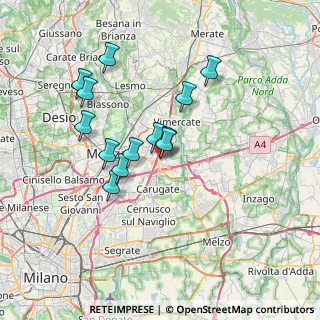 Mappa Via Cesare Battisti, 20864 Agrate Brianza MB, Italia (6.06692)
