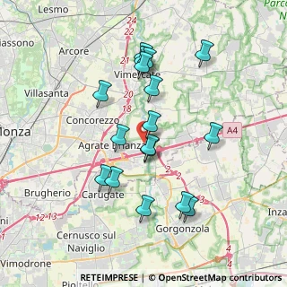 Mappa Via Alessandro Manzoni, 20864 Agrate Brianza MB, Italia (3.46)