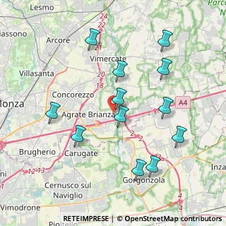 Mappa Via Alessandro Manzoni, 20864 Agrate Brianza MB, Italia (4.005)