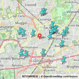 Mappa Via Eva Segrè, 20052 Monza MB, Italia (2.12529)