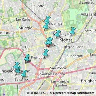 Mappa Via Eva Segrè, 20052 Monza MB, Italia (2.03462)