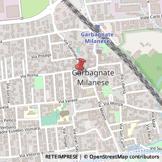 Mappa Via Roma, 1, 20024 Garbagnate Milanese, Milano (Lombardia)
