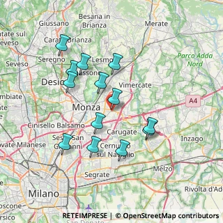 Mappa Via Rancate, 20863 Concorezzo MB, Italia (6.73308)