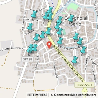 Mappa Via Gioacchino Rossini, 24055 Cologno Al Serio BG, Italia (0.2515)