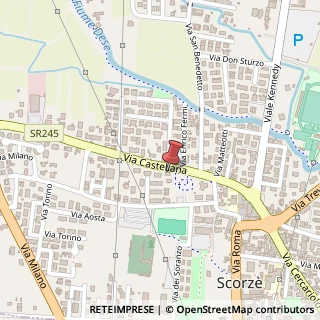 Mappa Via Castellana, 3, 30037 Scorzè, Venezia (Veneto)