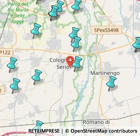 Mappa Via Monte Cervino, 24055 Cologno Al Serio BG, Italia (6.0645)