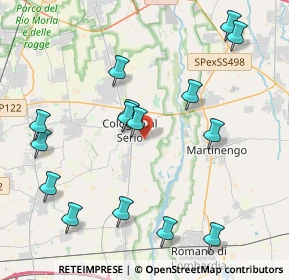 Mappa Via Monte Cervino, 24055 Cologno Al Serio BG, Italia (4.55667)