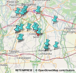 Mappa Via Monte Cervino, 24055 Cologno Al Serio BG, Italia (7.45632)