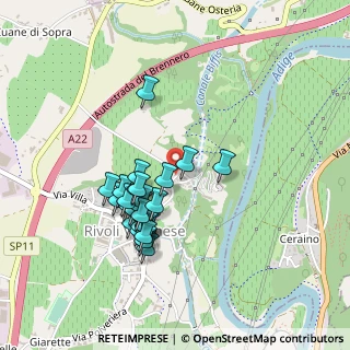 Mappa Via Traversa Castello, 37010 Rivoli Veronese VR, Italia (0.40769)