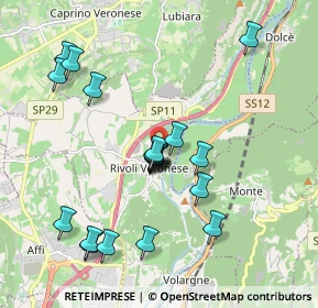 Mappa Via Traversa Castello, 37010 Rivoli Veronese VR, Italia (1.8935)