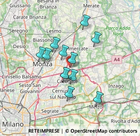 Mappa Via IV Novembre, 20864 Agrate Brianza MB, Italia (5.4175)