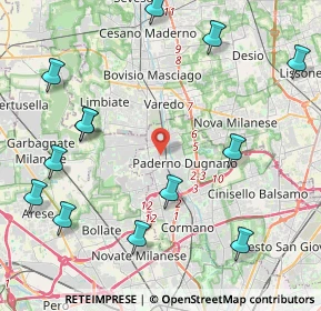 Mappa Int 2, 20037 Paderno Dugnano MI, Italia (5.62357)
