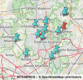 Mappa Int 2, 20037 Paderno Dugnano MI, Italia (3.41538)