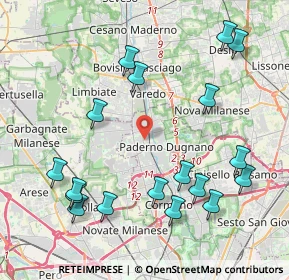 Mappa Int 2, 20037 Paderno Dugnano MI, Italia (4.74111)