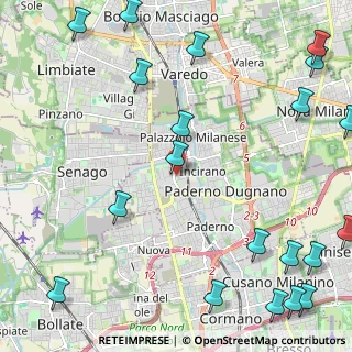 Mappa Int 2, 20037 Paderno Dugnano MI, Italia (3.3715)