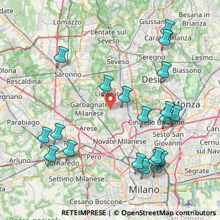 Mappa Via Monza, 20030 Senago MI, Italia (9.9415)