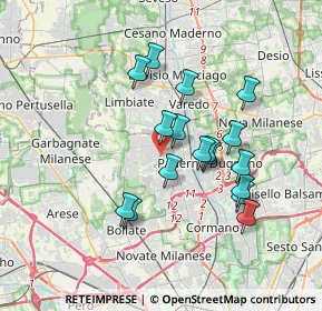 Mappa Via Pietro Gobetti, 20037 Paderno Dugnano MI, Italia (3.11353)