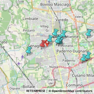 Mappa Via Giuseppe Massarenti, 20037 Paderno Dugnano MI, Italia (1.75636)