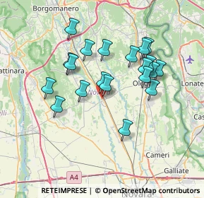 Mappa Via Risorgimento, 28015 Momo NO, Italia (6.4615)