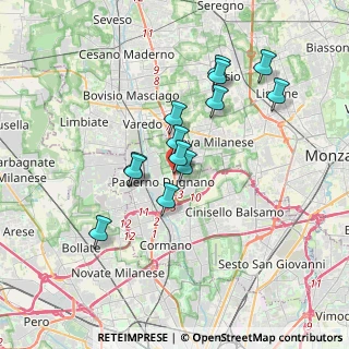 Mappa SP Milano Meda, 20037 Paderno Dugnano MI, Italia (3.02077)