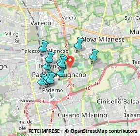 Mappa SP Milano Meda, 20037 Paderno Dugnano MI, Italia (1.31333)