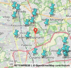 Mappa SP Milano Meda, 20037 Paderno Dugnano MI, Italia (2.699)