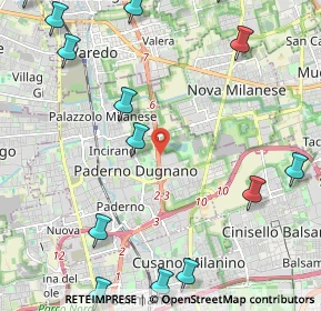 Mappa SP Milano Meda, 20037 Paderno Dugnano MI, Italia (3.21133)