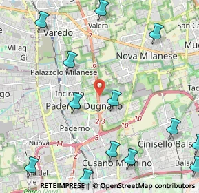 Mappa SP Milano Meda, 20037 Paderno Dugnano MI, Italia (3.07357)