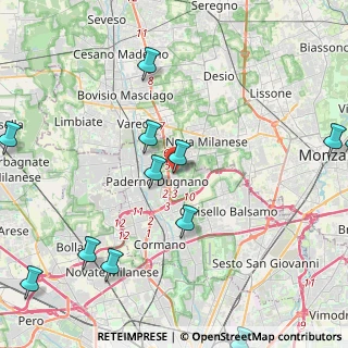 Mappa Centro Commerciale Brianza, 20037 Paderno Dugnano MI, Italia (5.68667)