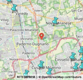 Mappa Via Strada Statale 35 dei Giovi c, 20037 Paderno Dugnano MI, Italia (3.79333)