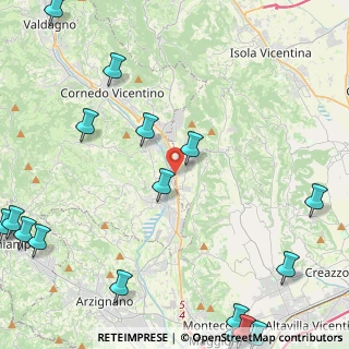 Mappa Via Pecori Giraldi, 36070 Castelgomberto VI, Italia (7.21)