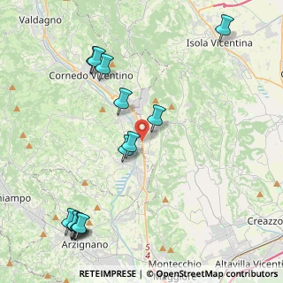 Mappa Via Pecori Giraldi, 36070 Castelgomberto VI, Italia (5.13143)