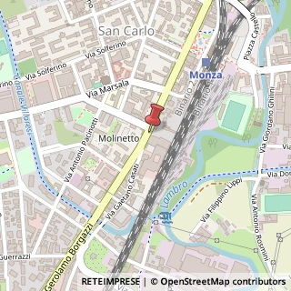 Mappa Via Gerolamo Borgazzi, 38, 20900 Monza, Monza e Brianza (Lombardia)
