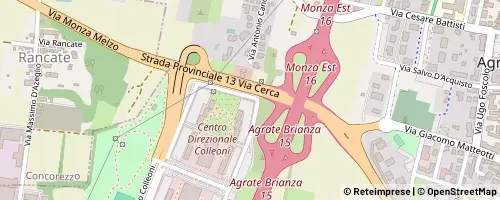 Mappa Agrate Brianza