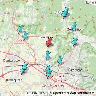 Mappa Via Donatori di Sangue, 25064 Gussago BS, Italia (4.71308)