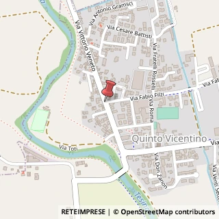 Mappa Via Vittorio Veneto,  61, 36050 Quinto Vicentino, Vicenza (Veneto)