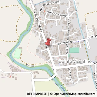 Mappa Via Vittorio Veneto, 47, 36050 Quinto Vicentino, Vicenza (Veneto)