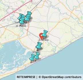 Mappa Via Canalcalmo, 30016 Jesolo VE, Italia (7.77833)