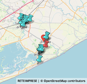 Mappa Via Canalcalmo, 30016 Jesolo VE, Italia (6.90895)