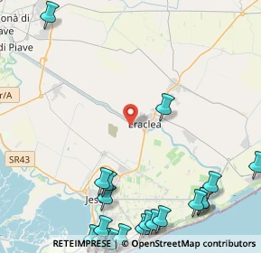 Mappa Via Canalcalmo, 30016 Jesolo VE, Italia (6.554)