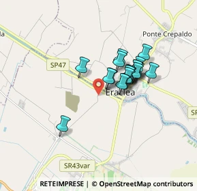 Mappa Via Canalcalmo, 30016 Jesolo VE, Italia (1.231)