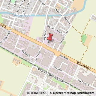 Mappa Via Chiari, 39, 25033 Cologne, Brescia (Lombardia)